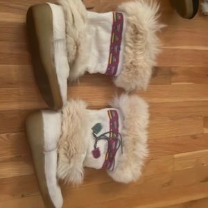 Tenica Shoes/ Vintage Tenica Apress Ski Fur Boots Women 41 Made in Italy